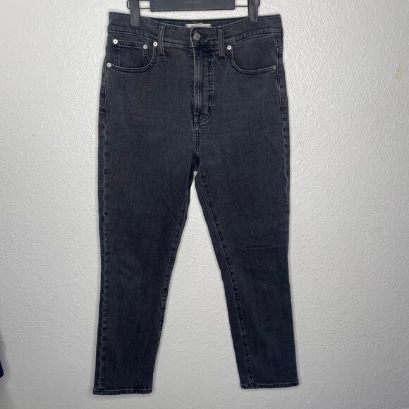 Madewell Womens Jeans Size 28 The Perfect Vintage Jean Denim Faded Black - Picture 1 of 14